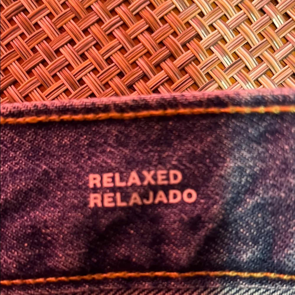 Goodfellow & Co Blue Straight Jeans with Faded Wash - Picture 3 of 4